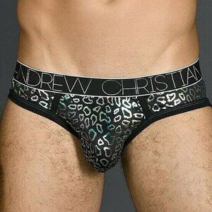 NWT Andrew Christian Disco Animal Brief 91015